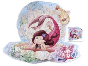 ingrosso puzzle sirenetta bimba 100 pezzi