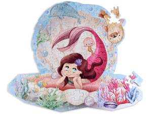 ingrosso puzzle sirenetta bimba 100 pezzi