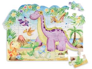 Angrosist puzzle dinozauri 40 de piese pentru copi