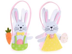 wholesale cloth bags sweets easter rabbits