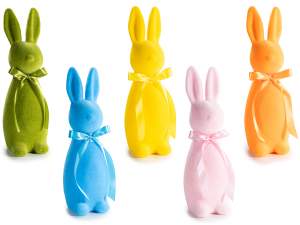 wholesale Easter velvet rabbit decoration