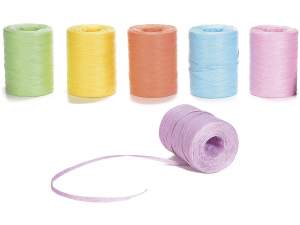 Wholesale raffia coloured roll