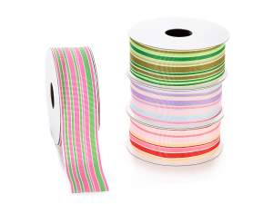 Wholesale rainbow fabric ribbons