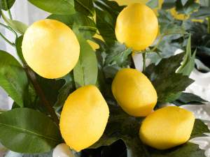 Al por mayor ramas de limon artificiales