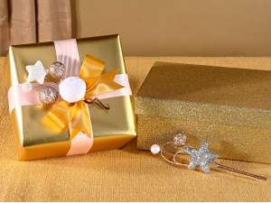 Grossista rametti stella perla bacche glitter