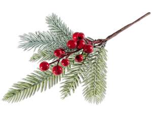 grossista pick rametto abete bacche natale