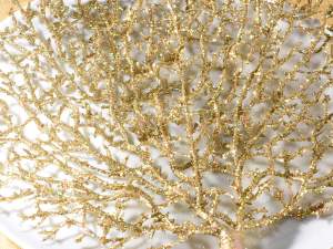 Grossista ramo ventaglio glitterato natale
