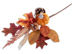 ingrosso ramo autunnale foglie zucche
