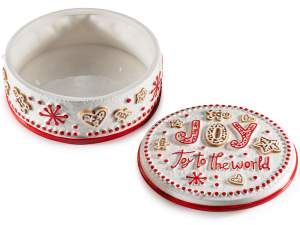 bocaux à biscuits de Noël en céramique en gros