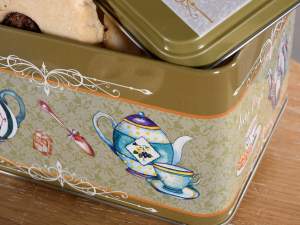 wholesale metal box herbal tea teapot