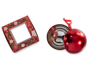 Transparent openable spheres hang