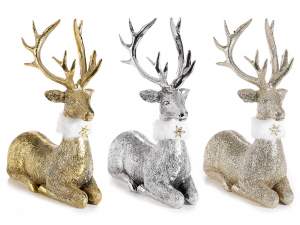 Christmas resin reindeer wholesale