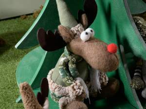 Ingrosso peluche renna natale