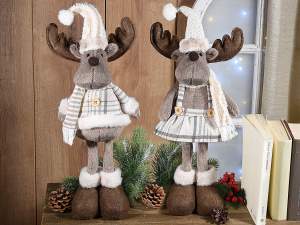ingrosso natale vetrina renne peluches