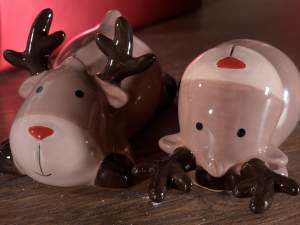 ingrosso renna decoro ceramica