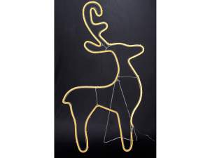 Ingrosso renna natalizia luminosa decorativa