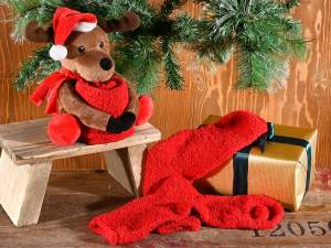 ingrosso regalo natale calze renna peluches