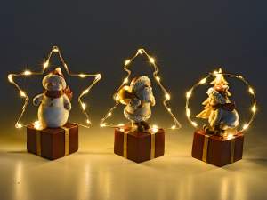 Luminous Christmas characters wholesale