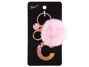 wholesale keychain letter c alphabet