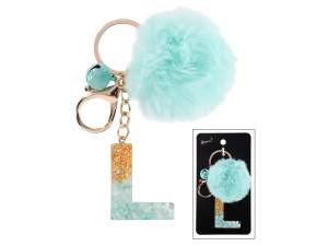 wholesale L key ring letter alphabet