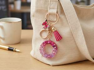 wholesale alphabet letter O keychain