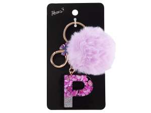 wholesale alphabet keychain letter P