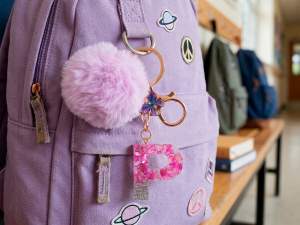 wholesale alphabet keychain letter P