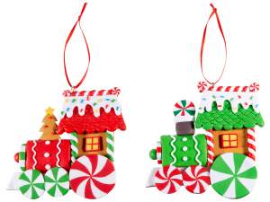 wholesale decoration tree train christmas candy