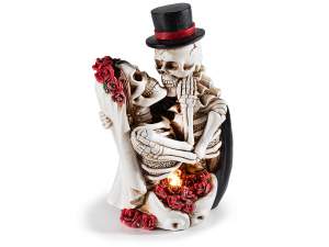 Wholesale skeleton resin wedding LED lights