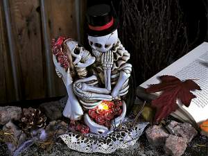 Wholesale skeleton resin wedding LED lights