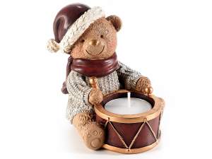 wholesale christmas bear candle