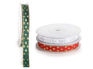 wholesale glitter Christmas ribbons