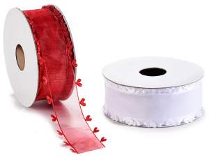 Ribbons with hearts wholesale