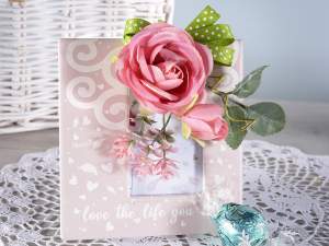 Ingrosso rosa artificiale