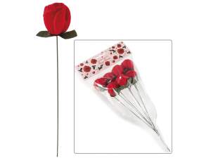ingrosso rose velluto stick accessori confezione