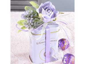 Vente en gros roses lilas artificielles