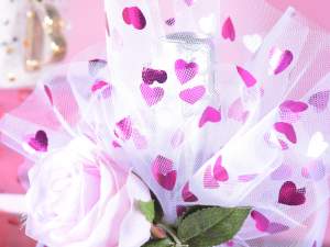 Ingrosso tulle cuori san valentino pacchetti