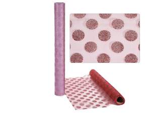 Ingrosso tulle rotoli pois