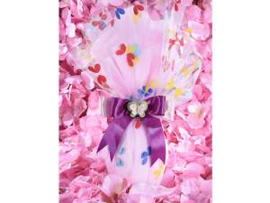 Ingrosso tulle farfalle decori pacchi pasqua