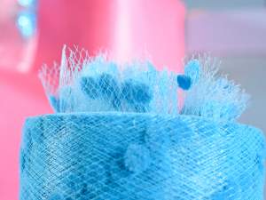 Grossiste tulle coloré pois velours