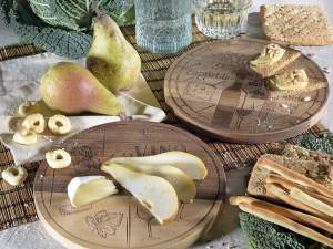 wholesale round acacia cutting board