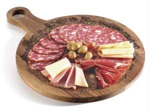 wholesale round acacia wood cutting board