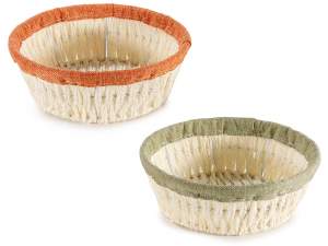wholesale round basket woven rope