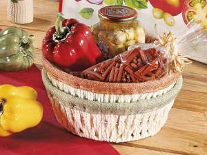 wholesale round basket woven rope