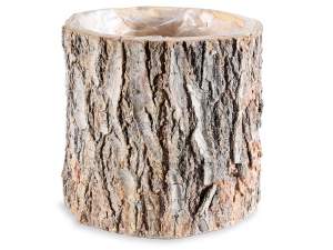 wholesaler vases bark wood