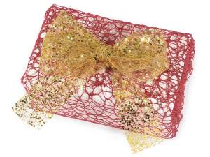 Rubans de Noël à paillettes en gros
