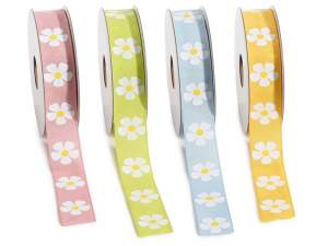 ruban imprimé marguerite en gros