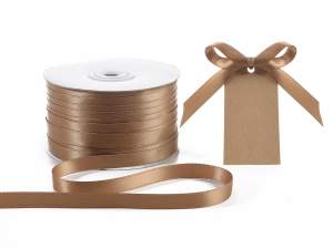 Grossiste ruban cappuccino double satin