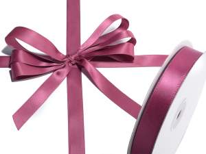 Ruban de satin double en gros pour le vin