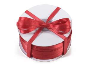 Wholesale double satin red ribbon